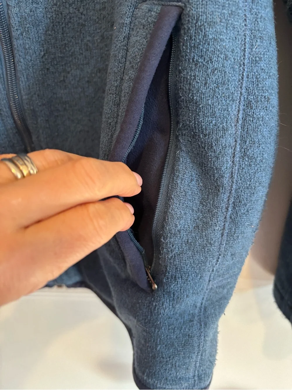 Patagonia Kids Blue Full-Zip Fleece Jacket